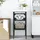 vidaXL Badezimmer Waschtischgestell 40 x 83 x 38 cm Schwarz