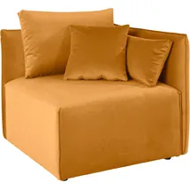 otto home Sofa-Eckelement OTTO HOME "Nöre", gold (goldfarben), B:90cm H:74cm T:90cm, Samtoptik (100% Polyester);Struktur (100% Polypropylene);Luxus-Microfaser Lederoptik (100% Polyester);Struktur fein (100% Polyester);Webstoff (100% Polyester);Baumwoll-/Leinenmix
