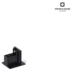 Wever & Ducré Zubehör für 3-Phasen-Schienen - Endkappe, Schwarz WEV-90014217