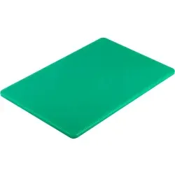 Stalgast Schneidebrett ohne Saftrille, HACCP, 450 x 300 x 13 mm MS1102450 , Grün für Gemüse, Obst und Salat