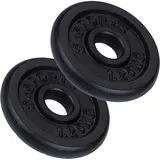 ScSPORTS Hantelscheiben Set Ø 30mm Gusseisen Gewichtsscheiben Gewichte