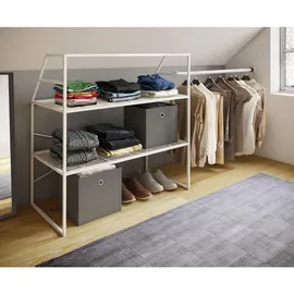 VCM Offener Kleiderschrank Dachschrägen Regal Disal