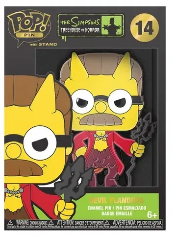 Funko - POP! Pin - The Simpsons - Devil Flanders