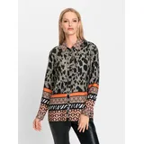 Heine Druckbluse schlamm-orange 48