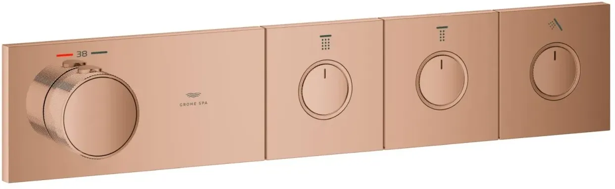 GROHE Unterputz-Thermostat Grohtherm Aqua Tiles, 106866 FMS 3 ASV warm sunset, 106866DA00 106866DA00