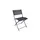 Möbel Kraft Gartenstuhl 2er-Set 45 x 0 x 79 cm schwarz