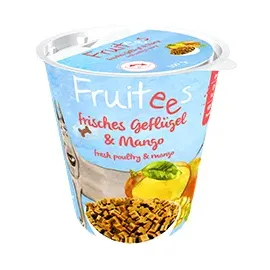 Bosch Tiernahrung Fruitees frisches Geflügel & Mango 4 x 200 g