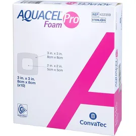 B2B Medical GmbH Aquacel Foam Pro 8x8 cm Hydrofiber Schaumverband