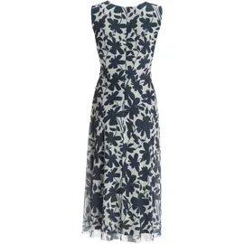 Swing Kleid Midi Blau 38