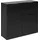 FMD Kommode Dark 89,1 x 79,8 x 31,7 cm Schwarz