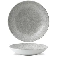 Churchill 12 x Schale coup 24.8cm, Raku Jasper Grey
