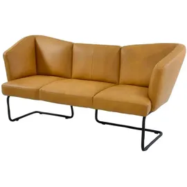 K+W Komfort & Wohnen »Mikkado Tube« in abgerundeter Form, Rundrohrkufe lang, in 2 Breiten 192 oder 242 cm gelb