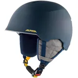 Alpina MAROI JR - Sicherer, Bruchfester & Individuell Anpassbarer Skihelm Für Kinder, ink-grey matt, 53-57 cm