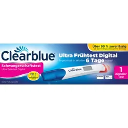 WICK Pharma - Clearblue Schwangerschaftstest Ultra Frühtest Digital – 1 St