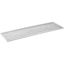 APS GN 2/4 Tablett FOOTMARK - 53 x 16,2 cm, weiß/grau, GN System, spülmaschinengeeignet