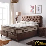 Bambi Boxspringbett 140x200 mit Bettkasten mit Matratzen Comfizone Set Stauraum 7-Komfortzonen Individueller H2-H5