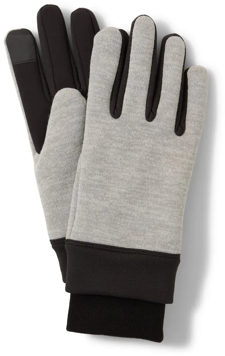 TOM TAILOR Herren Smartphone Handschuhe, grau, Meliert, Gr. S/M