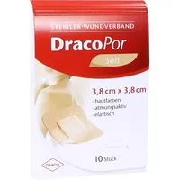 dr. ausbüttel gmbh & co. kg DracoPor Wundverband 3,8 x 3,8 cm hautfarben 10 St.
