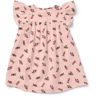 Tchibo - Baby-Musselinkleid - Baby - Gr. 62/68 - rosa/geblümt