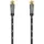 Hama SAT-Anschlusskabel F-Stecker - F-Stecker 1,5 m Schwarz/Grau