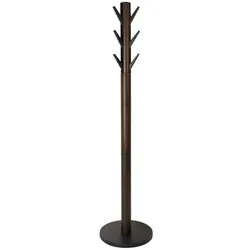 Umbra Garderobenständer Kleiderständer Flapper 9 Haken klappbar schwarz walnuss 320361-048