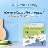 C&S Küchenrolle, 2-lagig, 65 Blatt (6 Rollen/Packung)