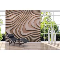 A.S. Création 3D-Tapete Wellenoptik 2,55 m x 0,02 m 1 St Beige/Gold 34193