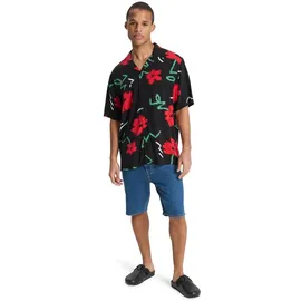 QUIKSILVER Kurzarmhemd Schwarz M
