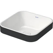 Duravit Happy D.2 Plus 40x40, gs, o HL, ÜL, HLB, we/anthr. ma