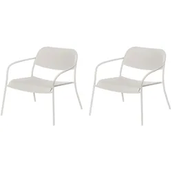 Blomus - Yua Outdoor Loungesessel, silk gray (2er-Set)