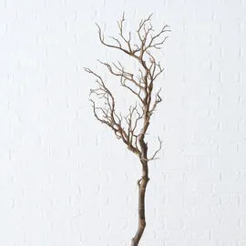 Boltze Deko-Zweig Treibholz 93 cm Kunststoff Braun Dunkelbraun