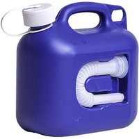 Hünersdorff Benzinkanister AdBlue 800280, Kunststoff, mit Auslaufrohr, blau, 5 Liter