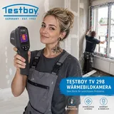 Testboy Wärmebildkamera 2,4" Farb-Display 96x96 Bildpunkte -20 bis +550 °C