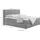 Home Affaire Boxspringbett HOME AFFAIRE "Casano", grau (anthrazit), B:172cm L:215cm, Strukturstoff-Bezug (100% Polyester), Komplettbetten, Boxspringbett, mit feiner Steppung, in 3 Matratzenarten, 2 Härtegraden und 5 Farben