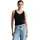 Marc O'Polo DENIM Damen, Tanktop mit Stretch-Anteil gerippt, schwarz, (Black), XXS - XXS