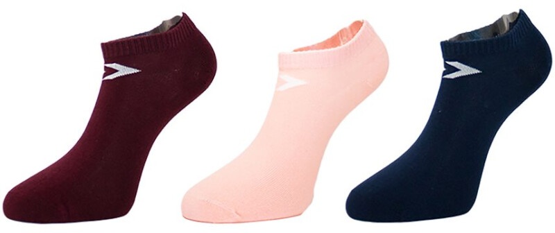 3er Pack CONVERSE Basic Low-Cut Sneakersocken Damen dk burgundy/white storm/white navy/white 39-42