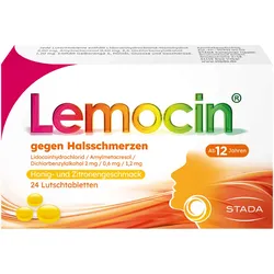 Lemocin gegen Halsschmerzen Honig-Zitrone