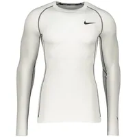 Nike Pro Langarm Funktionsshirt Herren - weiß-XL
