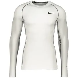 Nike Pro Langarm Funktionsshirt Herren - weiß-XL