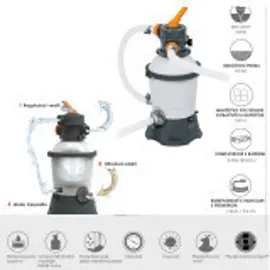 BESTWAY Flowclear Sandfilteranlage 3028 l/h 85 W