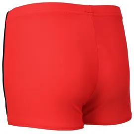 Aquarti Gestreifte Badehose Rot/Schwarz 164
