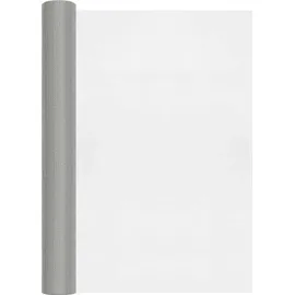 vidaXL Fliegengitter mit Edelstahl 60 x 200 cm Silber