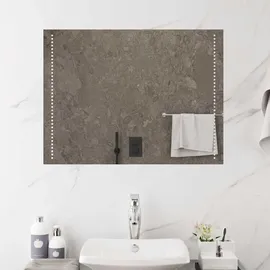 vidaXL LED-Badspiegel 80x60 cm