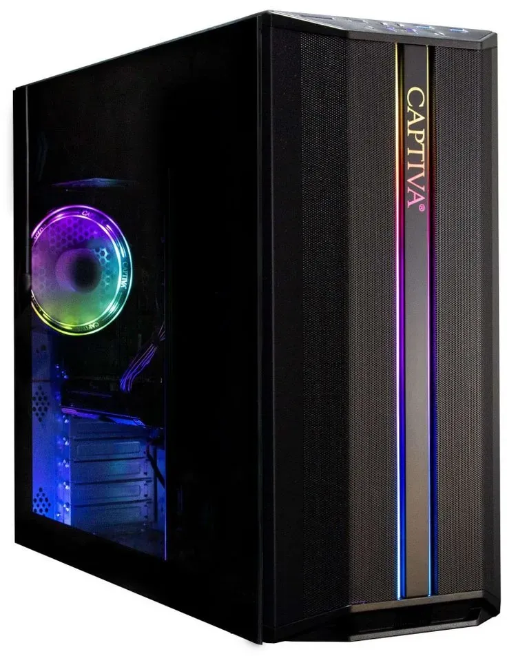 CAPTIVA Gaming-PC Advanced Gaming R86-271, Schwarz, Ryzen 5 5600, 16 GB, 500 Gaming-PC