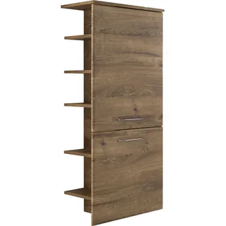 Saphir Quickset Badschrank 50 x 123 x 33 cm Beige/Braun