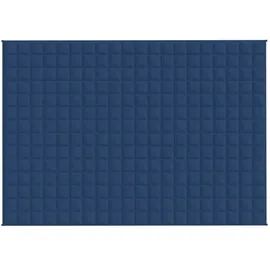 vidaXL Gewichtsdecke Blau 140x200 cm 6 kg Stoff