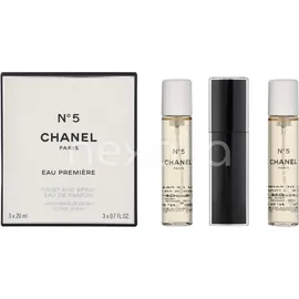 Chanel No. 5 Eau Premiere Eau de Parfum refillable 20 ml + Eau de Parfum Nachfüllung 2 x 20 ml Geschenkset