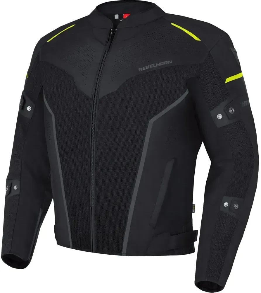 Rebelhorn Hiflow Iv Jacke - Black / Neon Yellow - 2XS