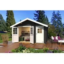 Weka Gartenhaus 253 4 x 2 m Grau