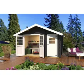 Weka Gartenhaus 253 4 x 2 m Grau